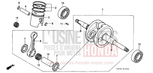 VILEBREQUIN/PISTON SJ50P de 1993